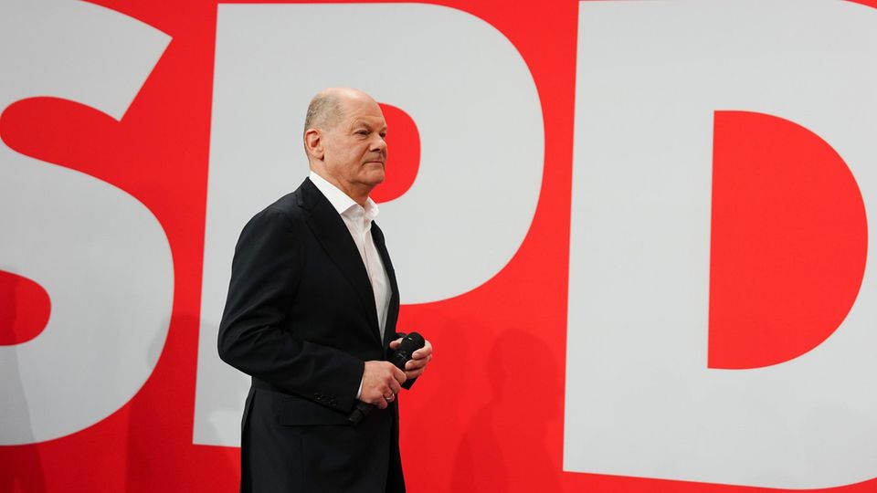 Ganze Rede im Video:  "Bitteres Wahlergebnis" – Scholz räumt historische SPD-Niederlage ein