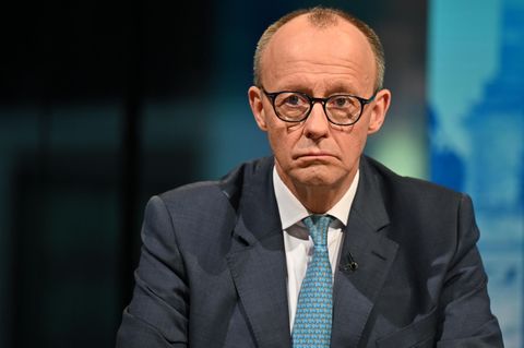 Friedrich Merz guckt traurig