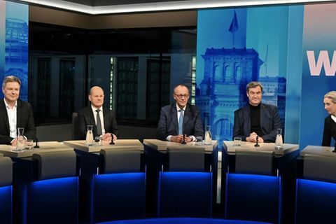 Kandidatenrunde am Sonntagabend