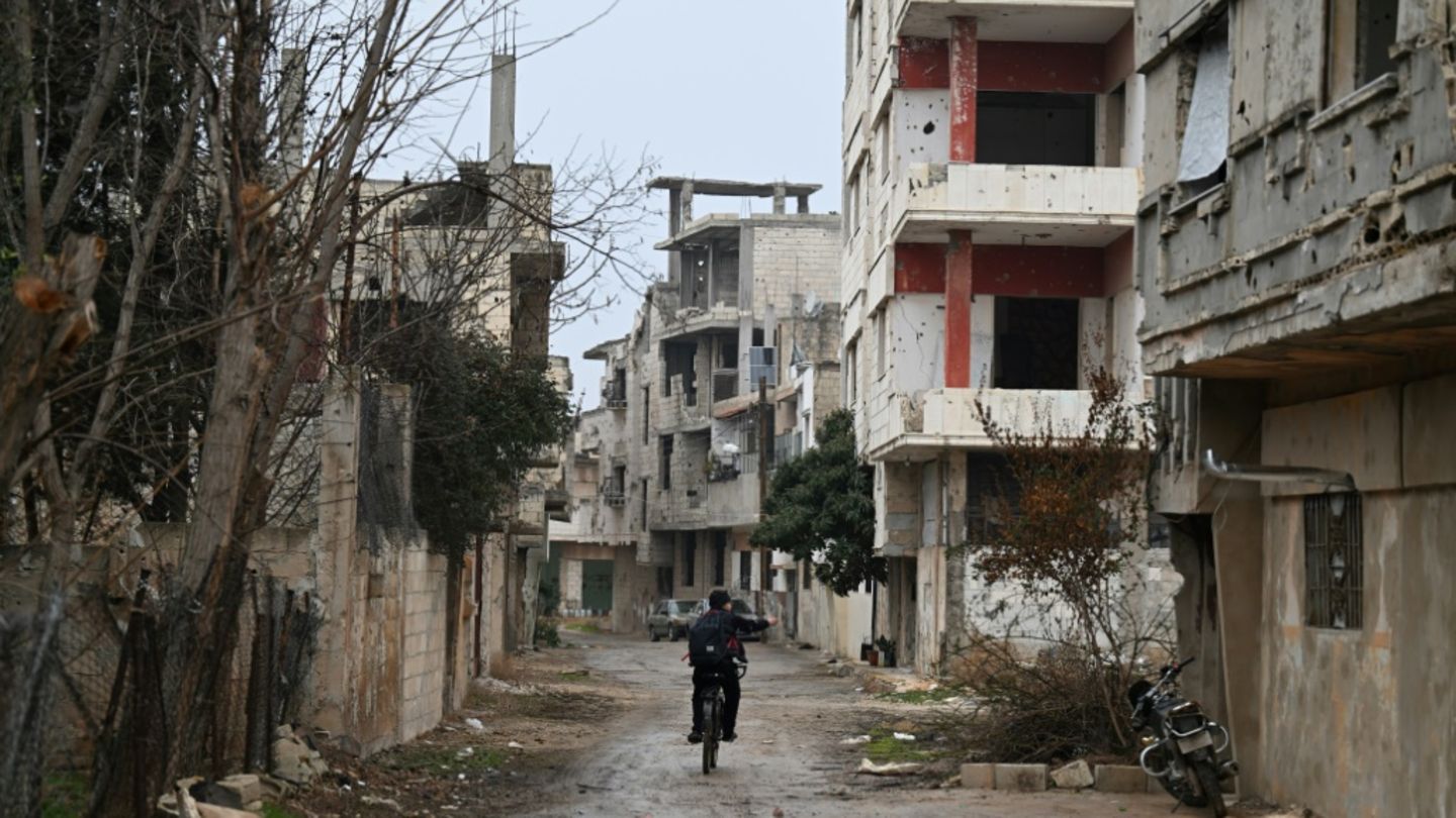 Zerstörungen in Homs nach jahrelangem Bürgerkrieg