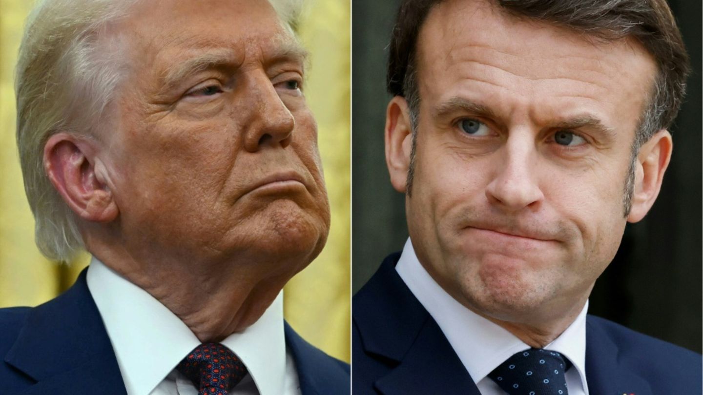 Donald Trump und Emmanuel Macron