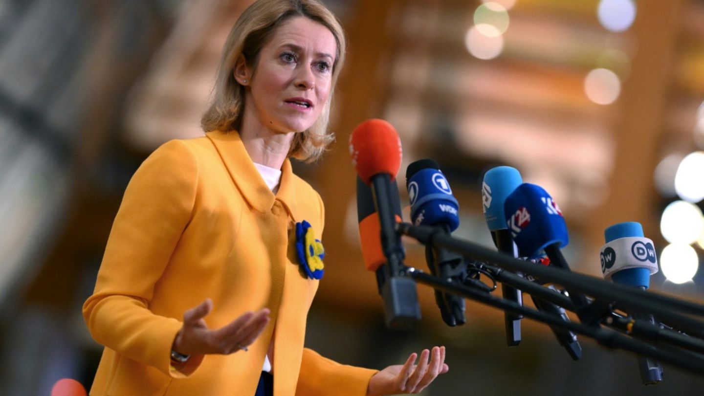 Die EU-Außenbeauftragte Kaja Kallas in Brüssel