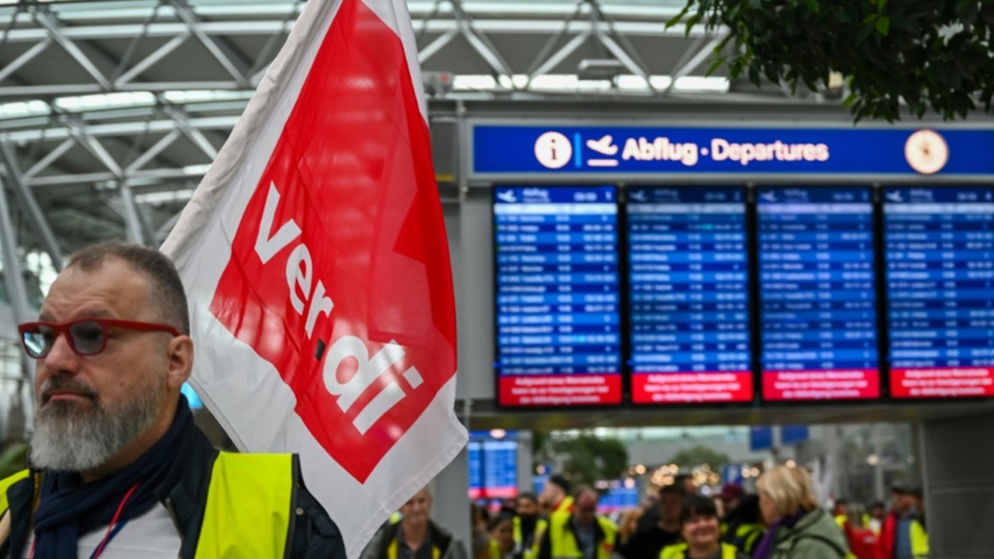 Streik am Flughafen München