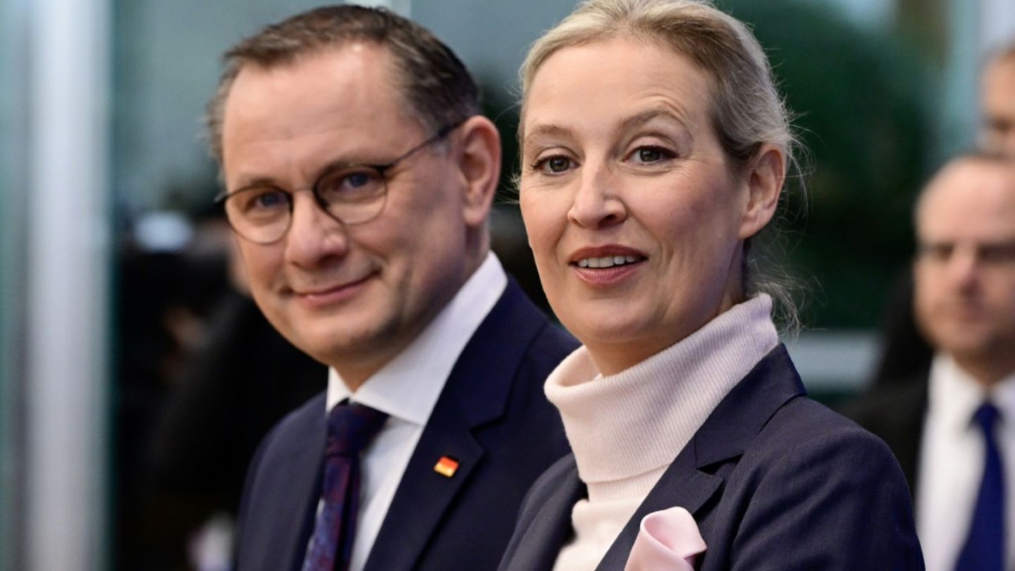 Weidel und Chrupalla am Montag