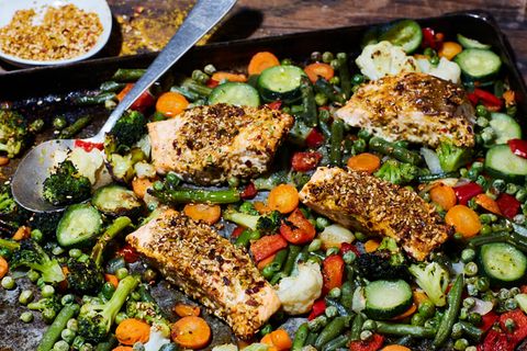 Rezept für Lachs vom Blech