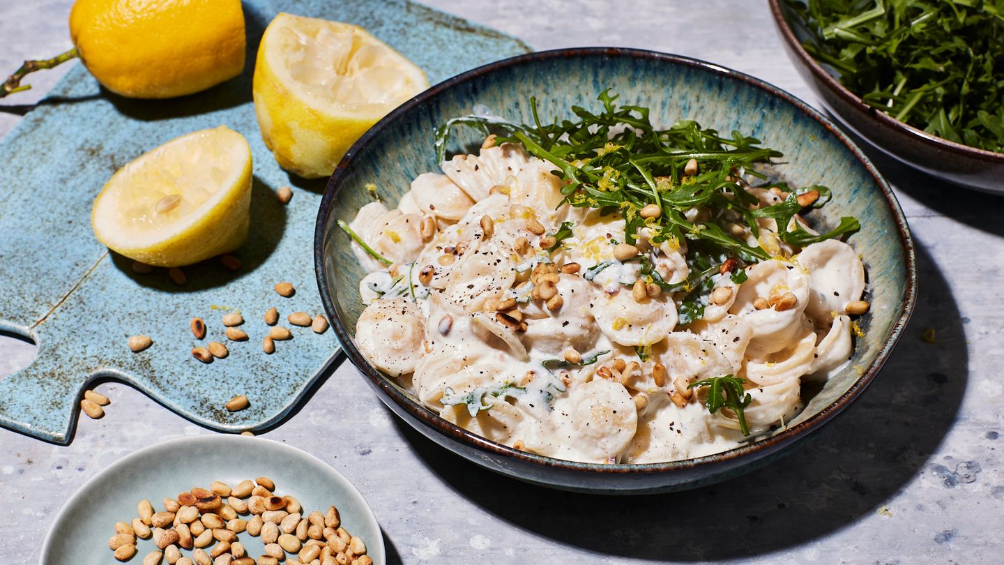 Rezept für Zitronen-Ricotta-Pasta