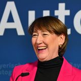 Hildegard Müller Politiker lacht