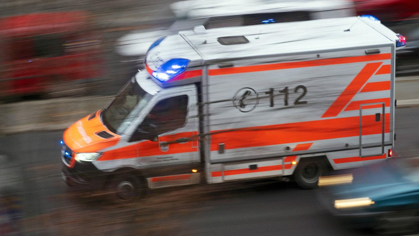 Ein Rettungswagen im Einsatz