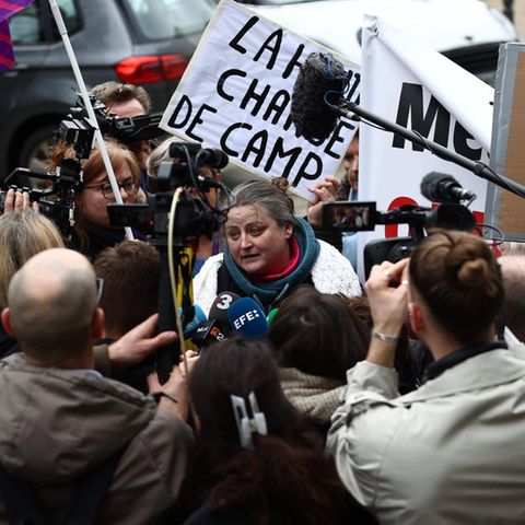 Vor dem Missbrauchsprozess im französischen Vannes äußern sich Familien der Betroffenen vor Journalisten