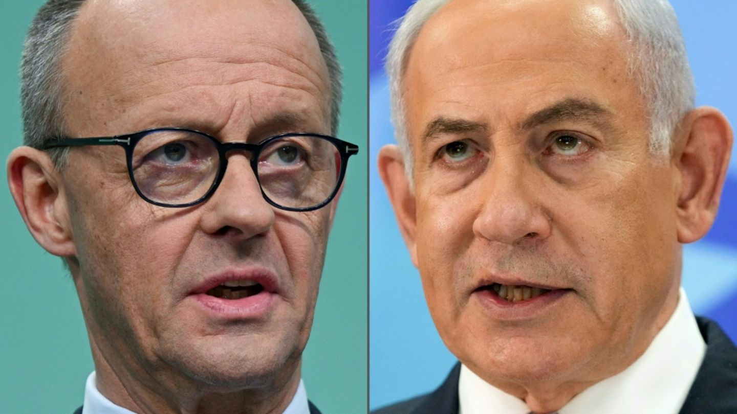 Friedrich Merz und Benjamin Netanjahu