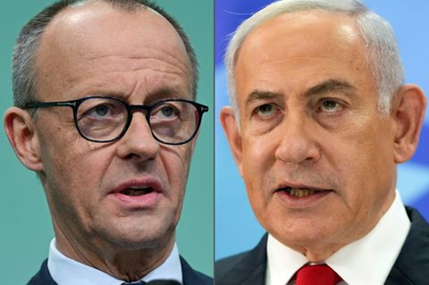 Friedrich Merz und Benjamin Netanjahu