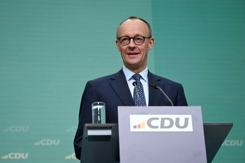 Friedrich Merz am Montag