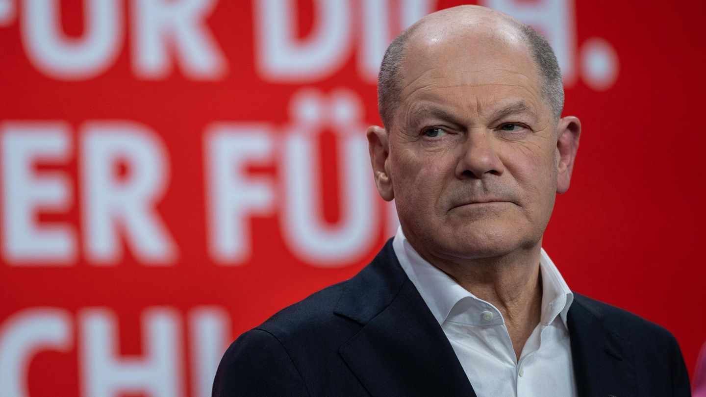Olaf Scholz holt als amtierender Bundeskanzler ein katastrophal schlechtes Ergebnis für die SPD