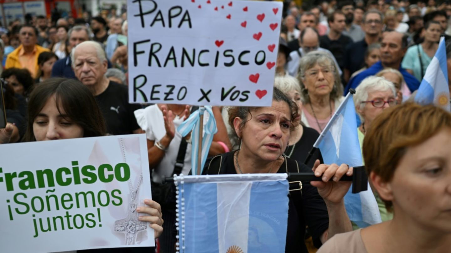 Messe für den Papst in Buenos Aires