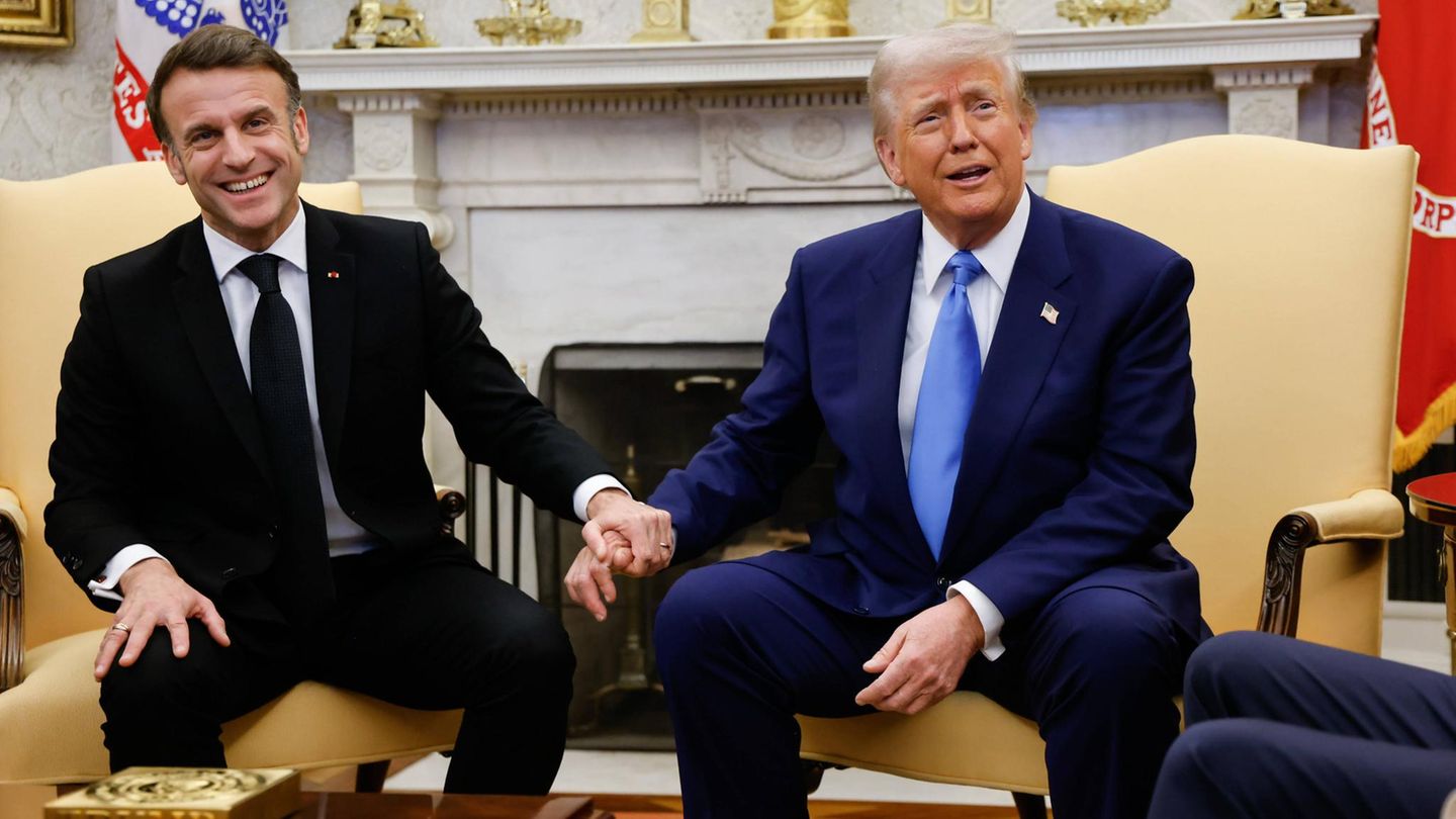 Emmanuel Macron und Donald Trump