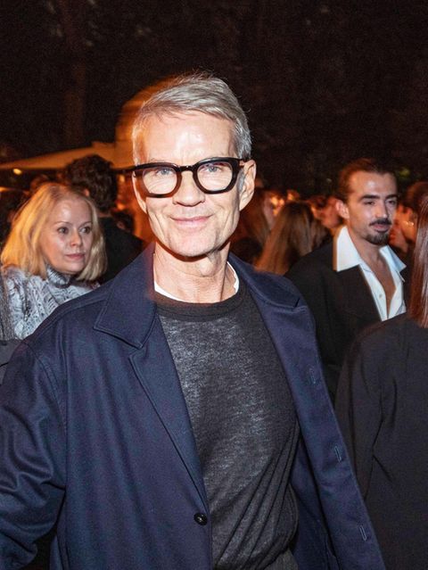 Alexander Werz bei der Fashion Week in Mailand