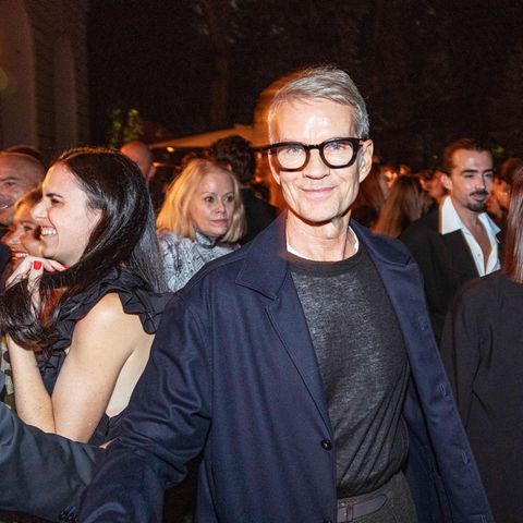 Alexander Werz bei der Fashion Week in Mailand