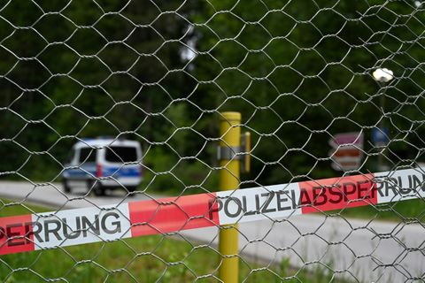 Absperrband der Polizei