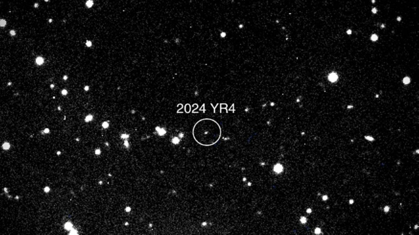 Asteroid 2024 YR4 im All
