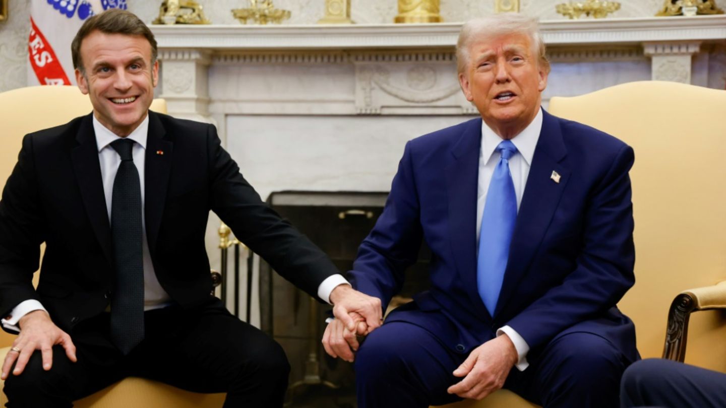 Macron und Trump in Washington