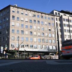 Das frühere Wohnhaus von Oskar Schindler in der Frontalansicht