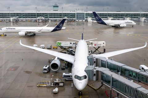 Die meisten Flieger in München können am Donnerstag und Freitag nicht abheben