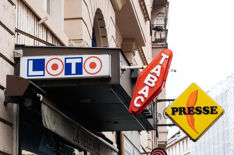 Lotto-Laden in Frankreich