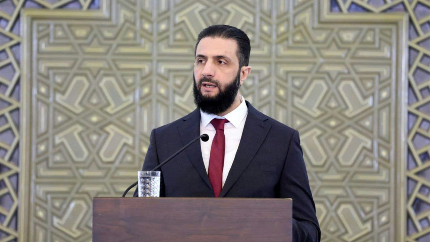 Der syrische Übergangspräsident Ahmed al-Scharaa