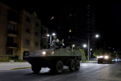 Armee überwacht Ausgangssperre in Chile