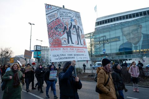 Demo vor der CDU-Parteizentrale