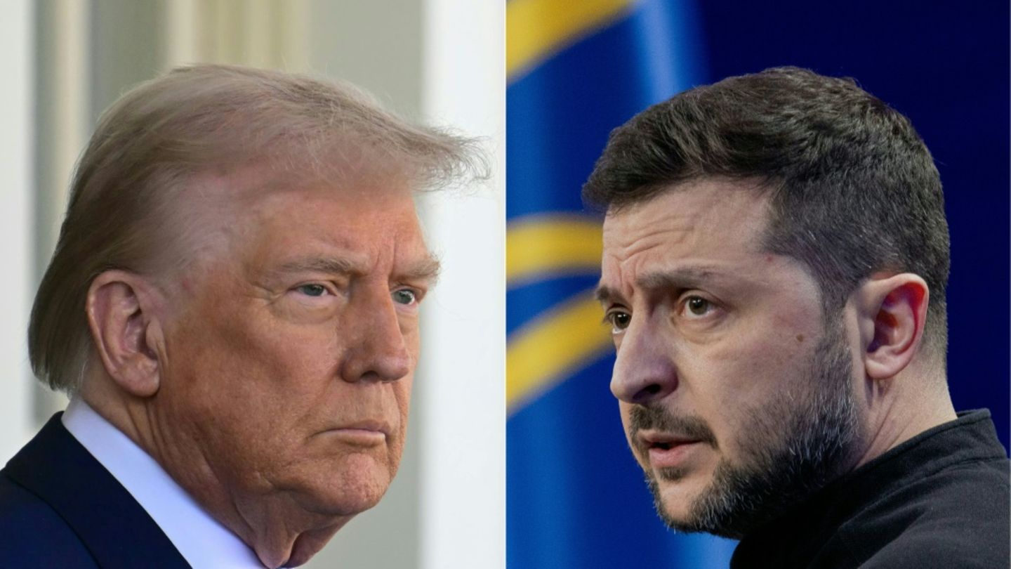 US-Präsident Trump und der ukrainische Staatschef Selenskyj
