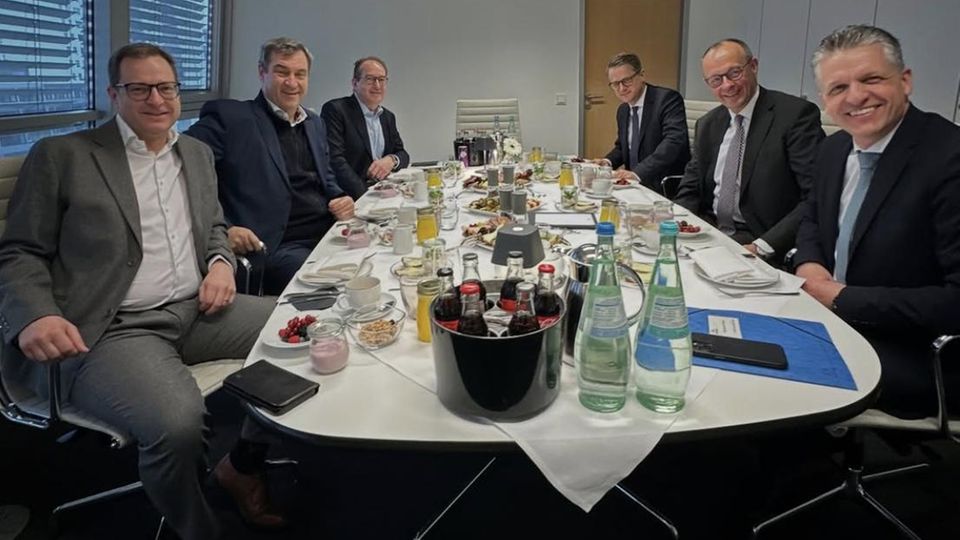Foto: Die Spitzen von CDU und CSU