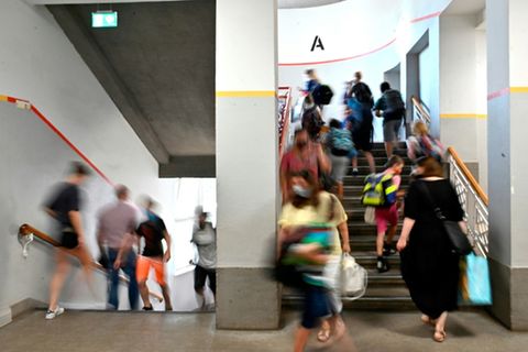 Treppenhaus in Berliner Schule