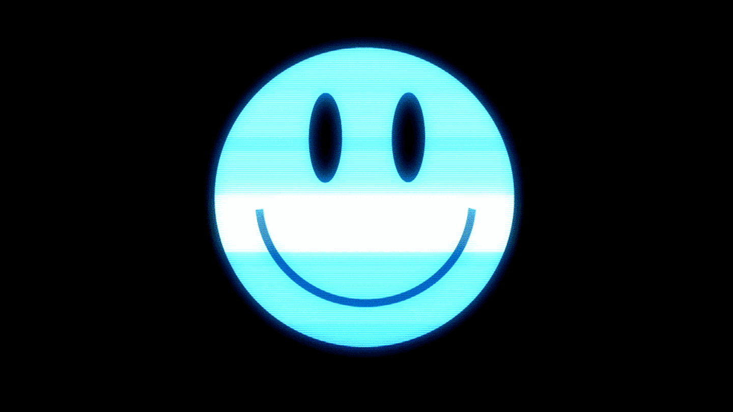 Ein animiertes Smiley