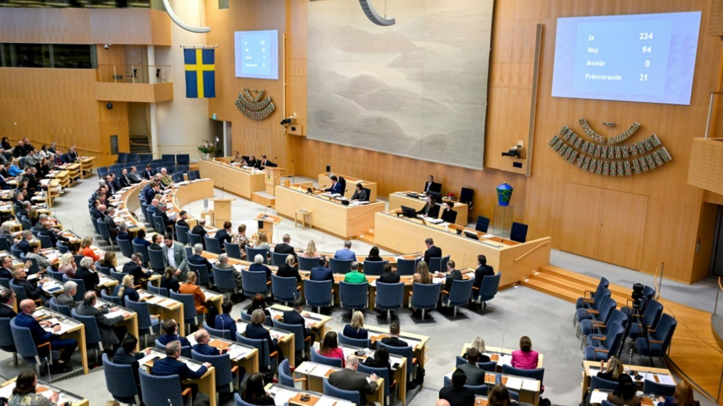 Schwedisches Parlament in Stockholm