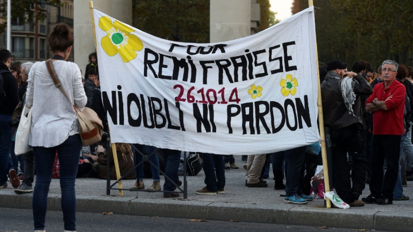 Gedenken an den getöteten Demonstranten