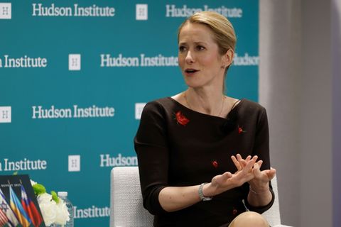 Kaja Kallas am Hudson Institute in Washington