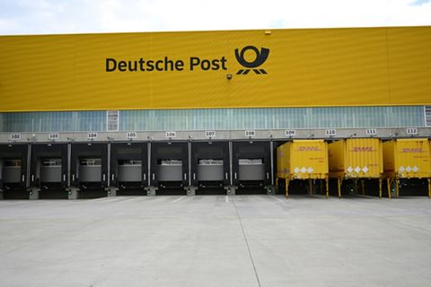 Paketzentrum in Ludwigsfelde nahe Berlin im Mai 2022