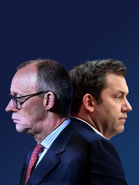 Collage aus Friedrch Merz und Lars Klingbeil
