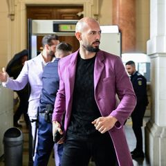 Andrew Tate im Dezember bei einem Gerichtstermin