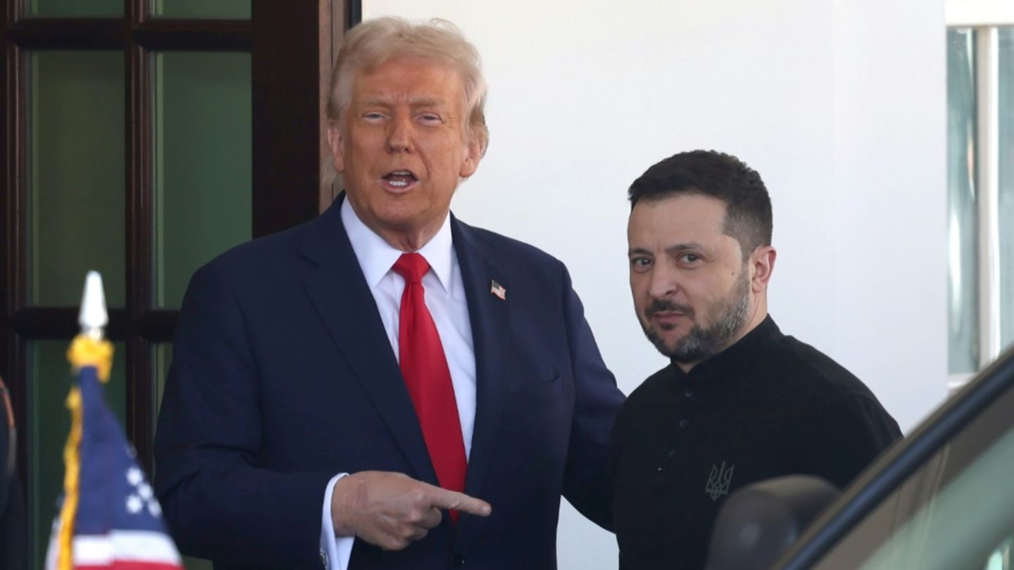 Donald Trump (links) und Wolodymyr Selenskyj in Washington