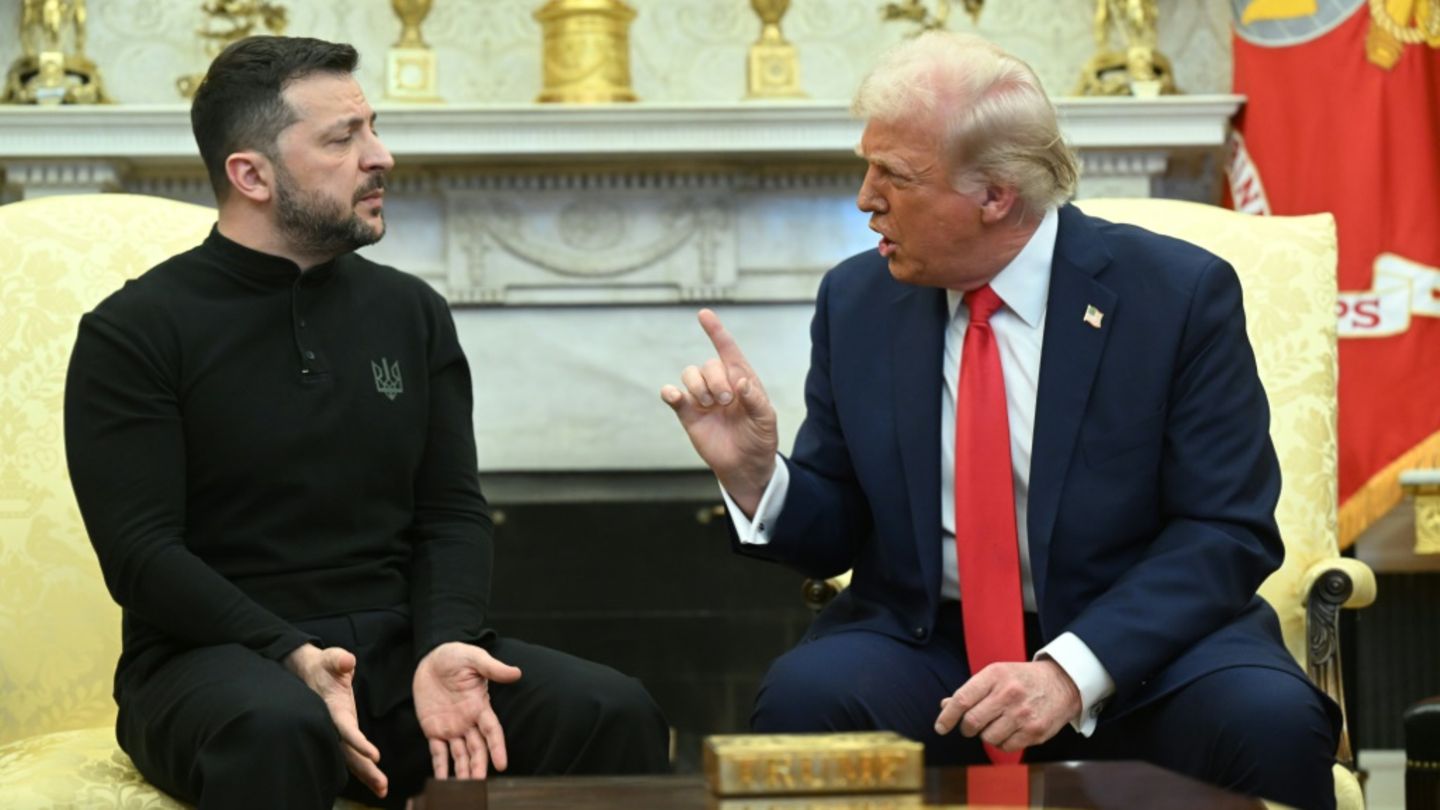 Selenskyj und Trump im Weißen Haus