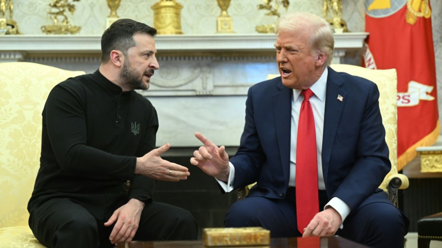 Selenskyj und Trump streiten vor laufenden Kameras