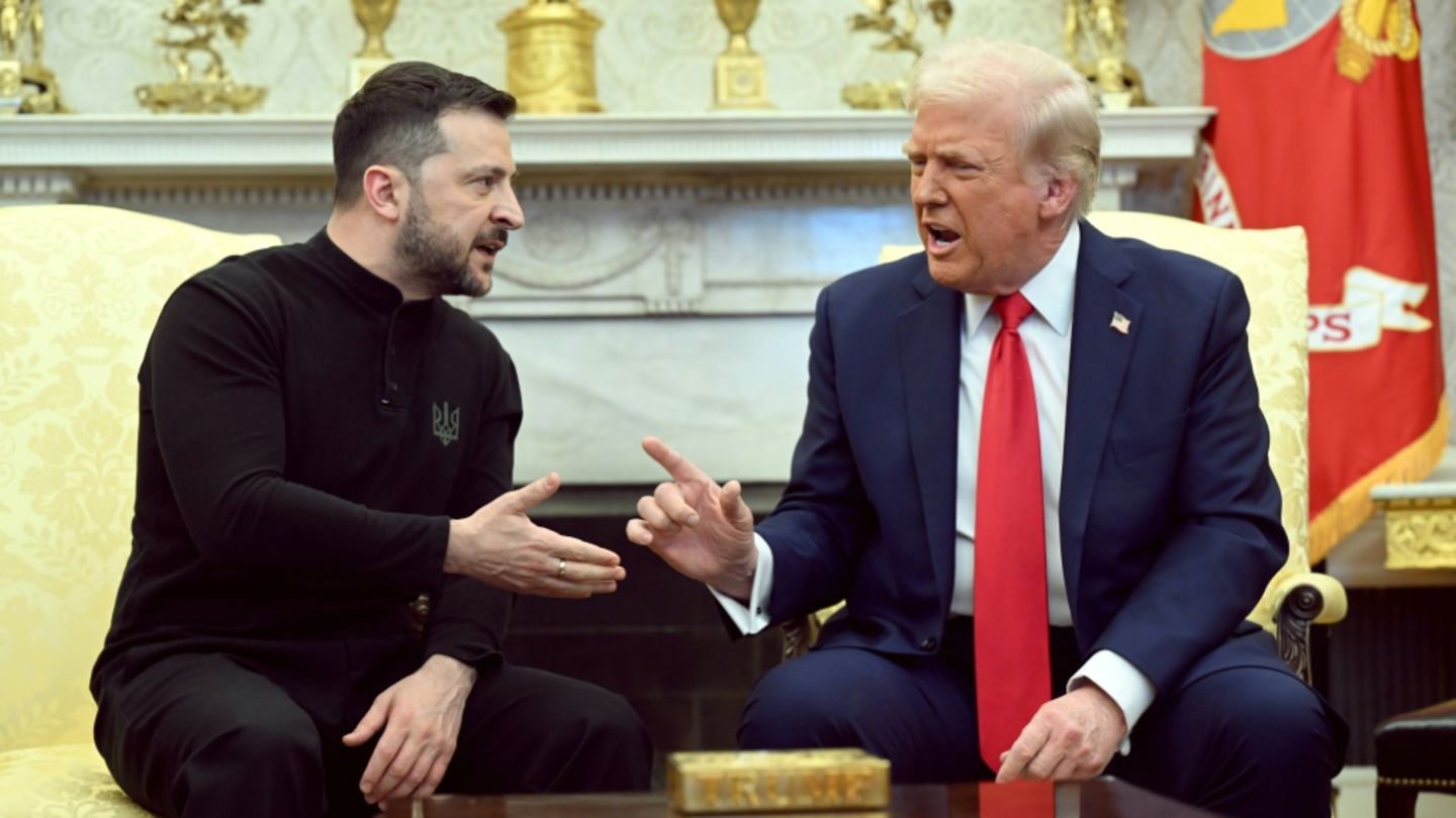 Selenskyj und Trump im Weißen Haus