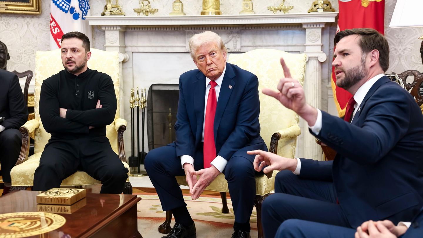 Trump and Selenskyj: The pictures of the dispute in the White House