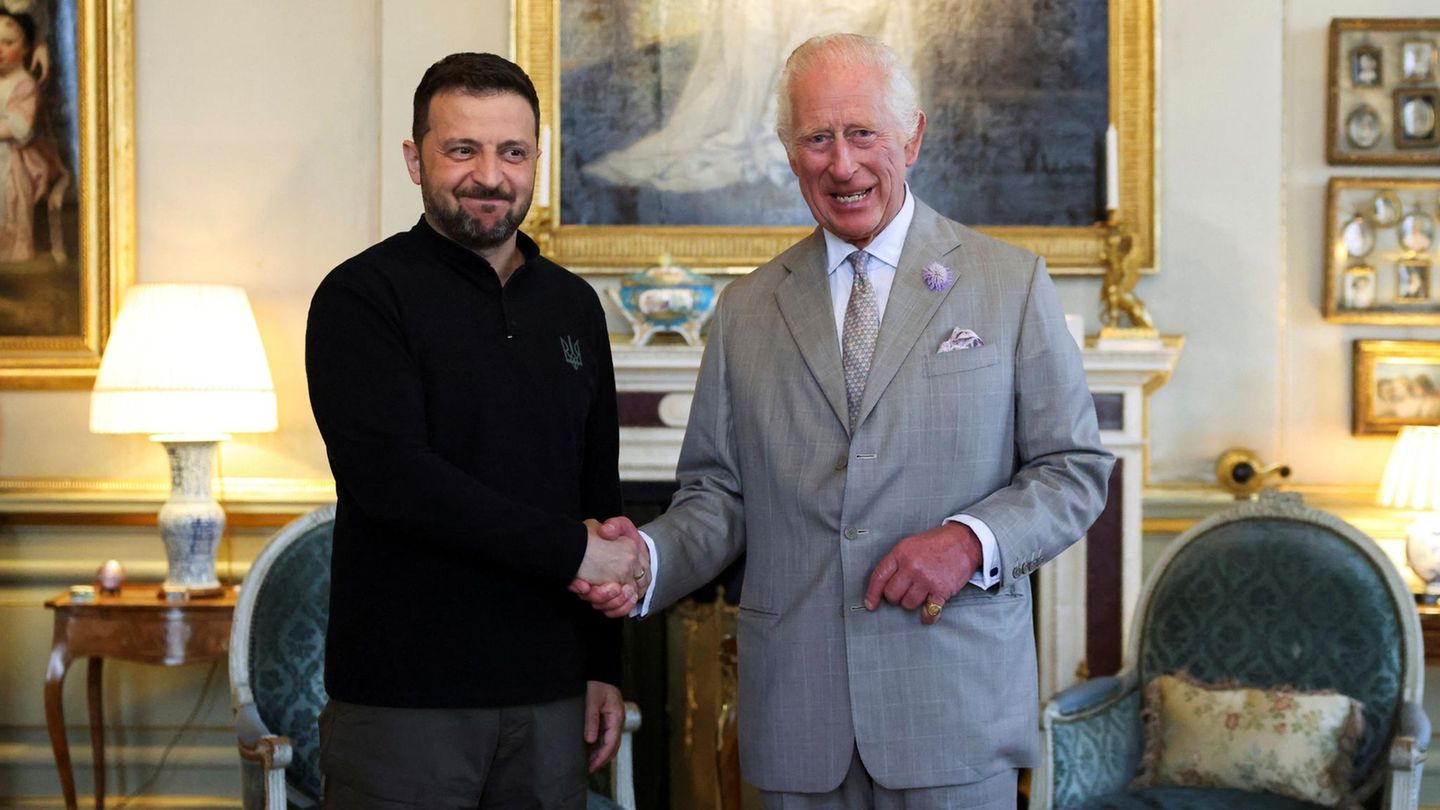 Selenskyj and King Charles meet in London
