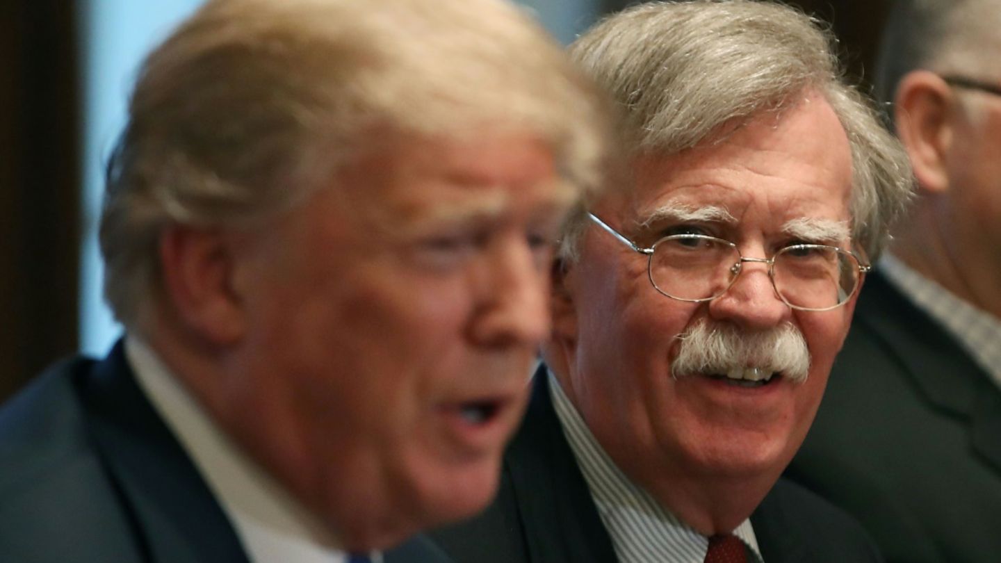 US-Präsident Trump mit seinem früherem Berater Bolton