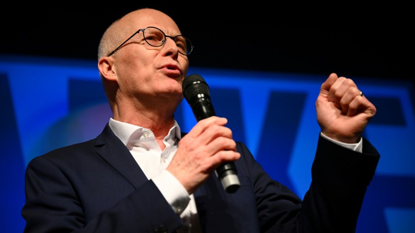 Peter Tschentscher am Wahlabend