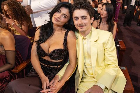 Kylie Jenner und Timothée Chalamet bei den Oscars