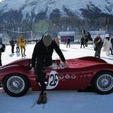 Autos Oldtimer St. Moritz